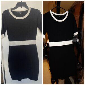 Forever 21 DRess - Black & White - size S